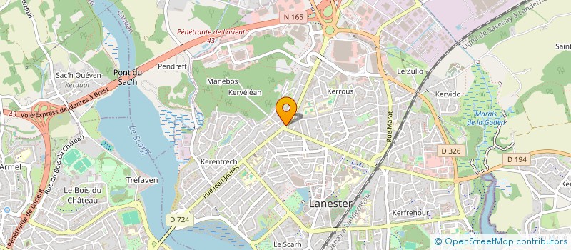 localisation de l'entreprise CHLOTHIS  LANESTER