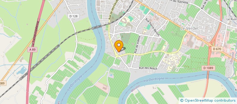 localisation de l'entreprise CHLOVAL à LIBOURNE