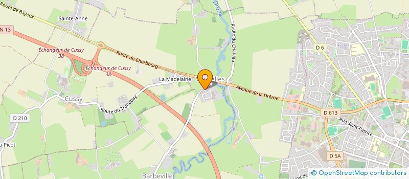 localisation de l'entreprise CHLOVINCE  BAYEUX