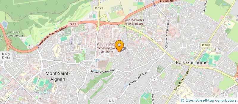 localisation de l'entreprise CHM AUTOMOBILE  ISNEAUVILLE