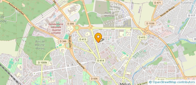 localisation de l'entreprise CHM BAT à MELUN
