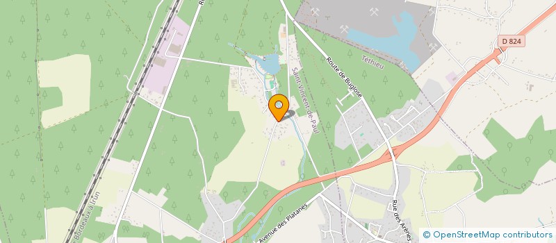 localisation de l'entreprise CHM CONSEIL  SAINT-VINCENT-DE-PAUL