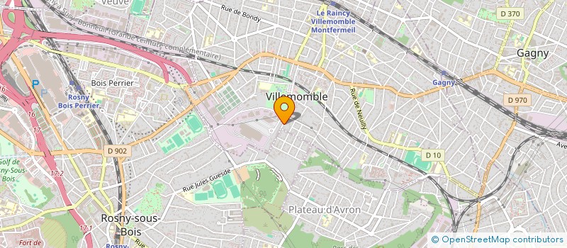 localisation de l'entreprise CHM ENTREPRISE à VILLEMOMBLE