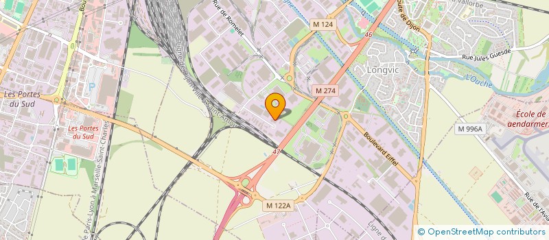 localisation de l'entreprise CHM FINANCES  LONGVIC