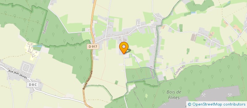 localisation de l'entreprise CHM INVEST  FAUMONT