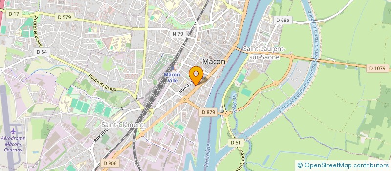 localisation de l'entreprise CHM MARKET à MACON