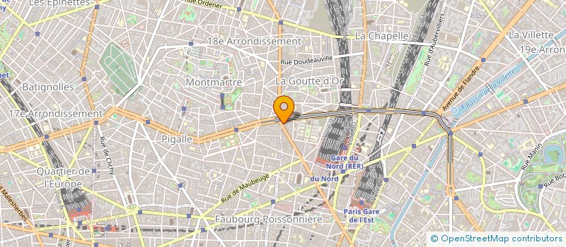 localisation de l'entreprise CHMATEX à PARIS