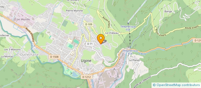 localisation de l'entreprise CHML  UGINE