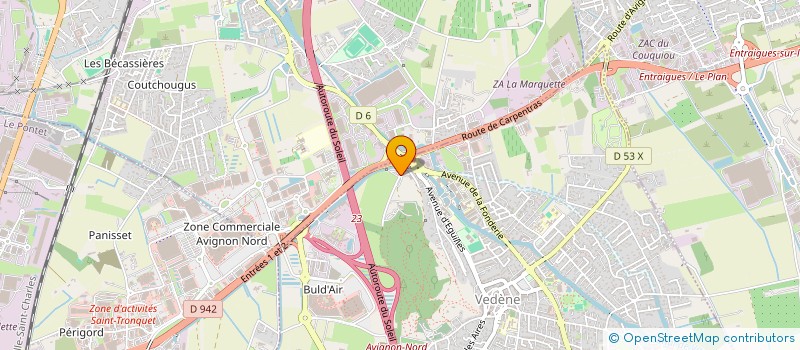 localisation de l'entreprise CHMO  VEDENE