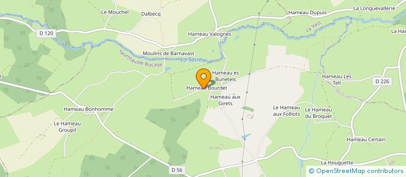 localisation de l'entreprise CHN  TEURTHEVILLE-BOCAGE