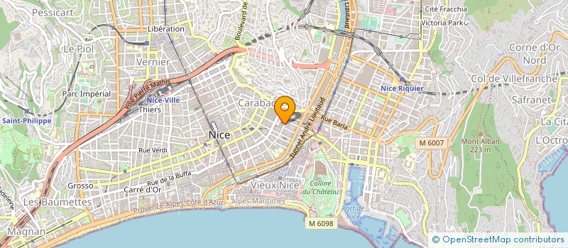 localisation de l'entreprise CHO  NICE