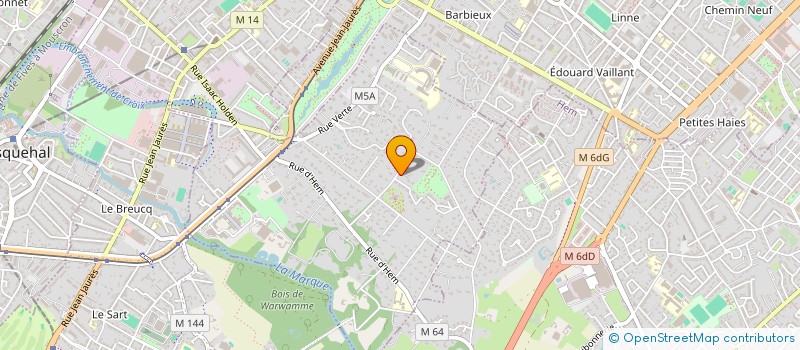 localisation de l'entreprise CHO à CROIX