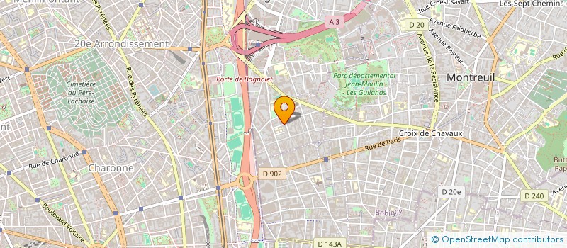 localisation de l'entreprise &CHO à MONTREUIL