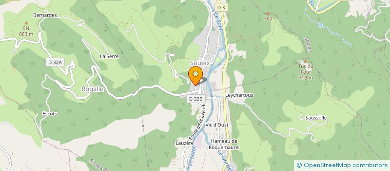 localisation de l'entreprise CHO DE VENT SARL à AULUS-LES-BAINS