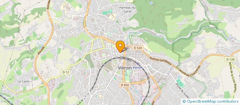 localisation de l'entreprise CHO-FI  VOIRON