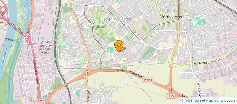 localisation de l'entreprise CHO' FRAIS  VENISSIEUX