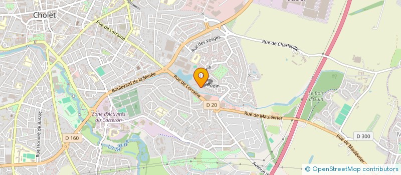 localisation de l'entreprise CHO LET SALSEROS à CHOLET