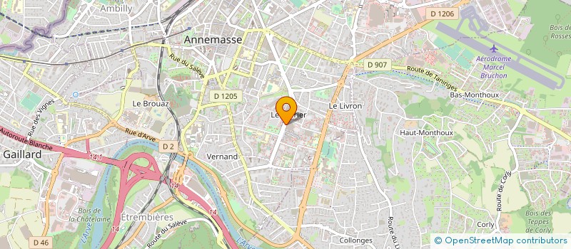 localisation de l'entreprise CHO'PAIN à ANNEMASSE