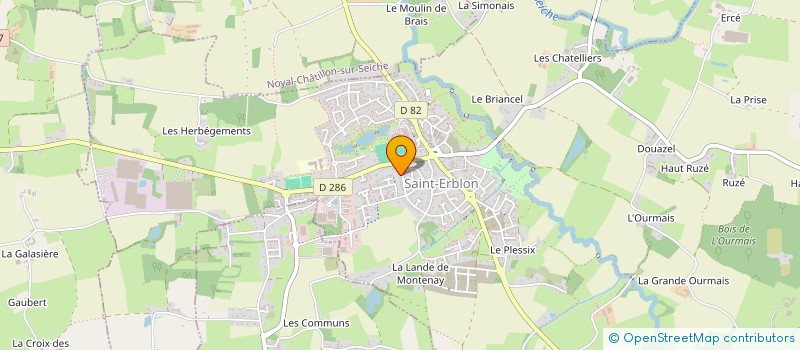 localisation de l'entreprise CHO-RIDE-ZO  SAINT-ERBLON