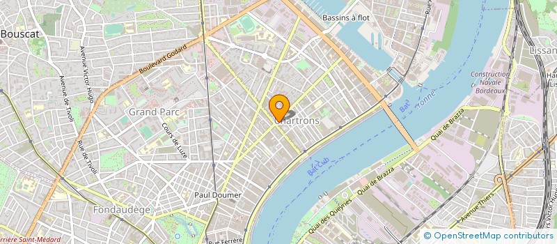 localisation de l'entreprise CHO7.COM à BORDEAUX