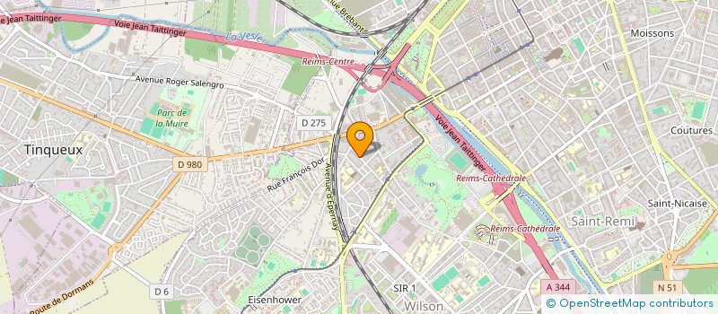 localisation de l'entreprise CHOAIN-MOAN  REIMS