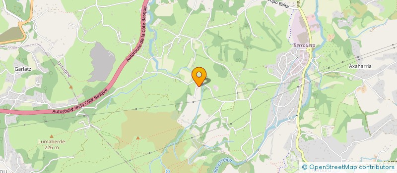 localisation de l'entreprise CHOANA  URRUGNE