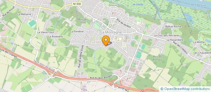 localisation de l'entreprise CHOBLET  LA MONTAGNE