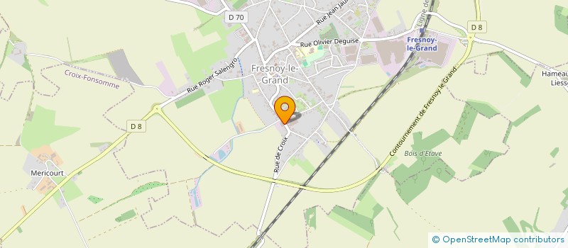 localisation de l'entreprise CHOBREDIS  FRESNOY-LE-GRAND
