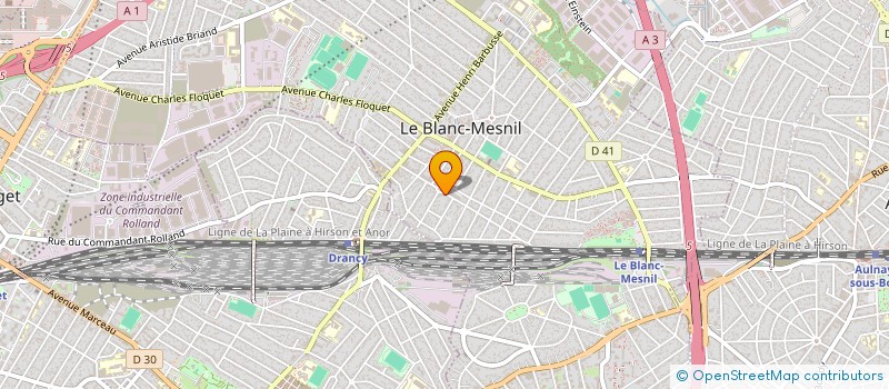 localisation de l'entreprise CHOC à LE BLANC-MESNIL