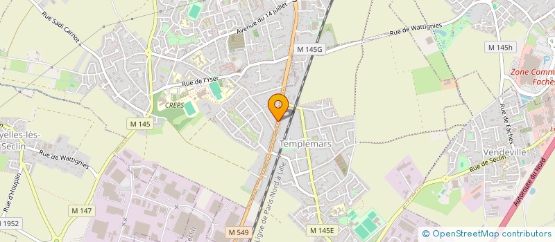 localisation de l'entreprise CHOC'AXENCE à WATTIGNIES