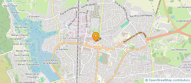 localisation de l'entreprise CHOC & ROSE à LES SABLES D'OLONNE
