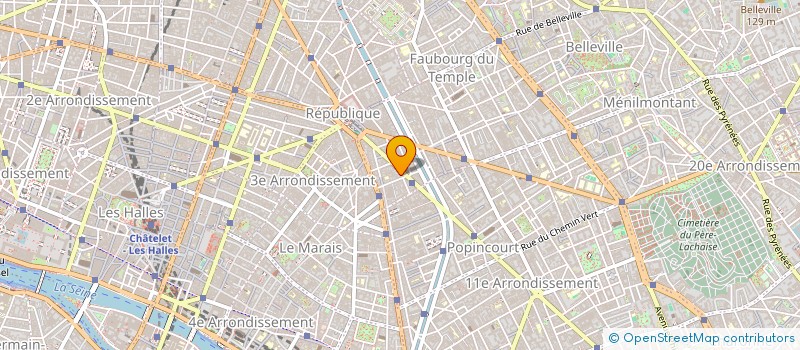 localisation de l'entreprise CHOC'ROSH à PARIS