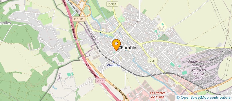 localisation de l'entreprise CHOC-VOLTA  CHAMBLY