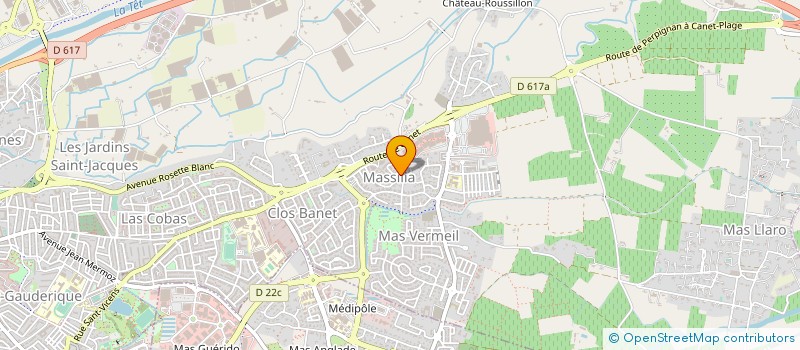 localisation de l'entreprise CHOCALHOS INVESTISSEMENTS à PERPIGNAN