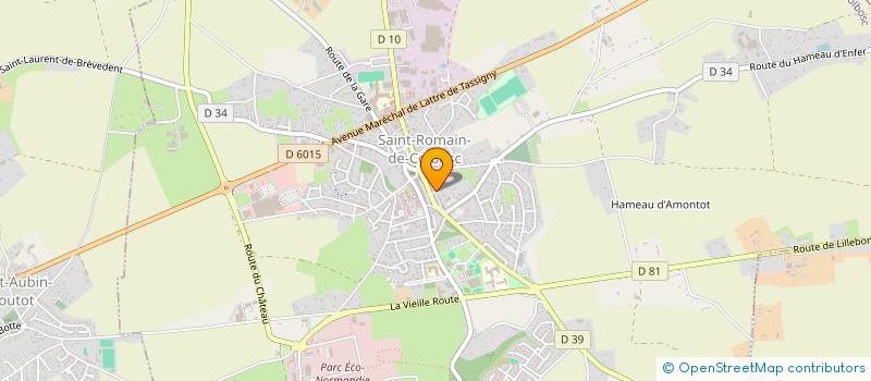 localisation de l'entreprise CHOCATEA à SAINT-ROMAIN-DE-COLBOSC