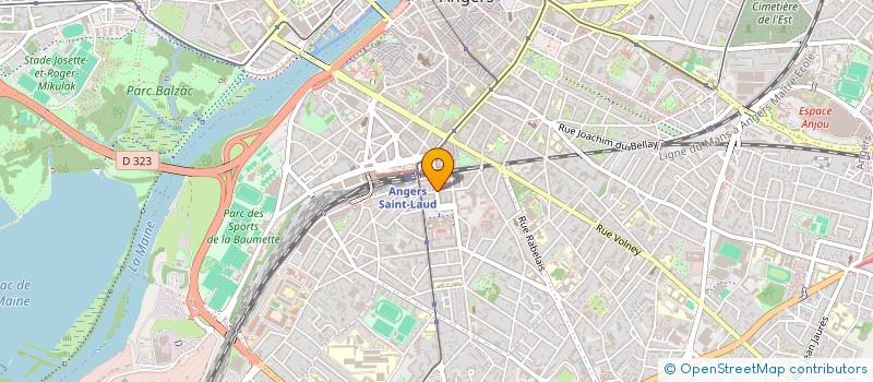 localisation de l'entreprise CHOCATINE à ANGERS
