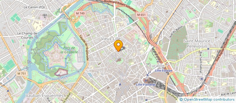 localisation de l'entreprise CHOCHOIS AVOCAT à LILLE