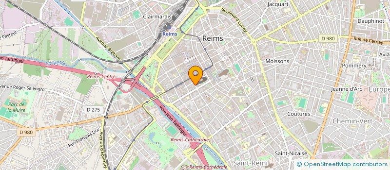 localisation de l'entreprise CHOCHOY CONSEIL  REIMS