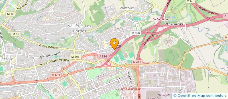 localisation de l'entreprise CHOCO  METZ