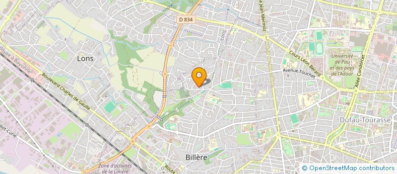 localisation de l'entreprise CHOCO'HELL'TINES  BILLERE