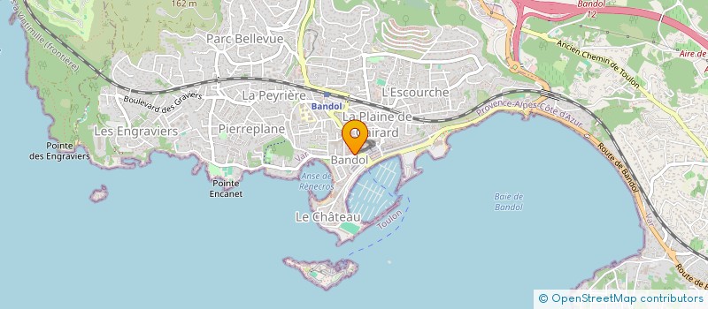 localisation de l'entreprise CHOCO LA PROVENCE à BANDOL