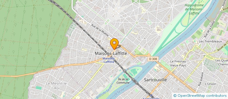localisation de l'entreprise CHOCO LAFFITTE à MAISONS-LAFFITTE