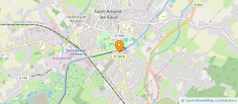 localisation de l'entreprise CHOCO-LINE  SAINT-AMAND-LES-EAUX