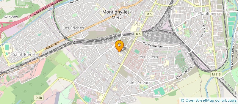 localisation de l'entreprise CHOCO PAM à MONTIGNY-LES-METZ