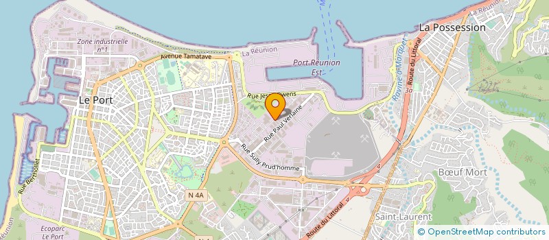 localisation de l'entreprise CHOCO RUN à LE PORT