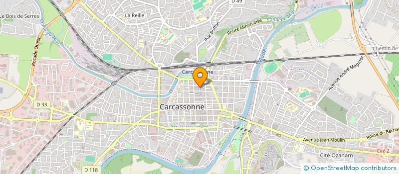 localisation de l'entreprise CHOCOBASTIDE à CARCASSONNE