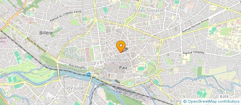 localisation de l'entreprise CHOCOBIZ à PAU