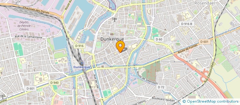 localisation de l'entreprise CHOCODIDAS à DUNKERQUE