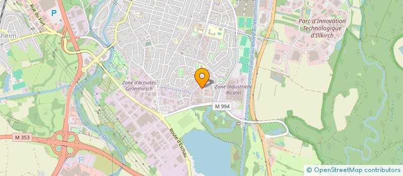 localisation de l'entreprise CHOCODOL  ILLKIRCH-GRAFFENSTADEN