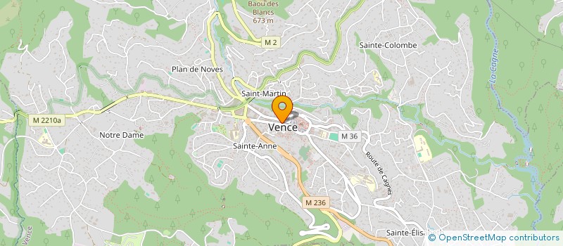 localisation de l'entreprise CHOCODREAMS  VENCE